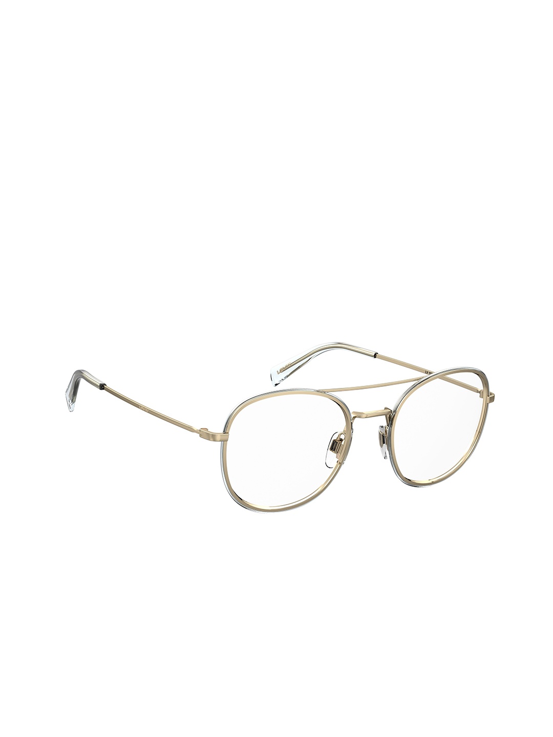 

Levis Unisex Full Rim Oversized Frames, Gold