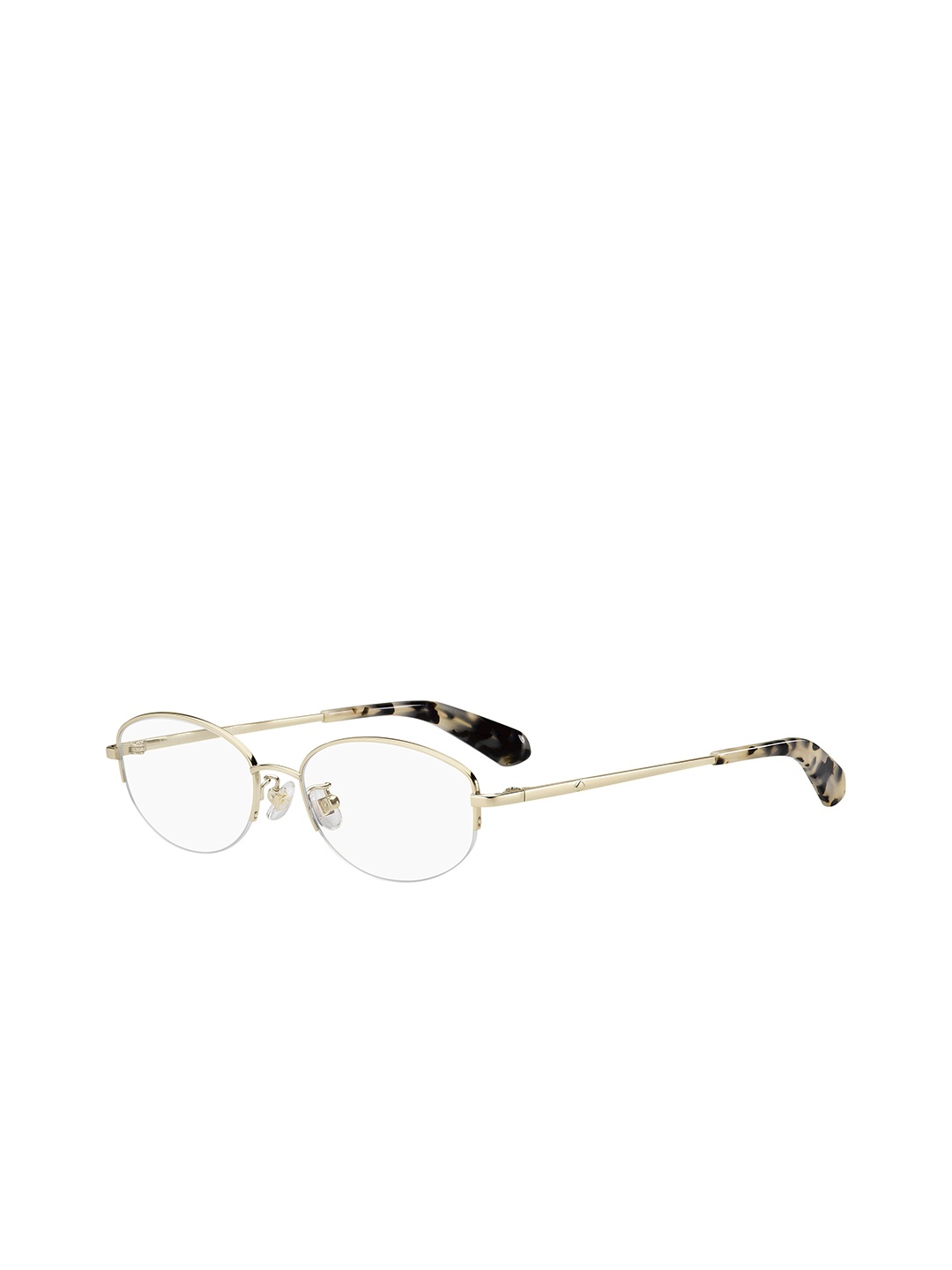 

Kate Spade Women Half Rim Round Frames, Gold
