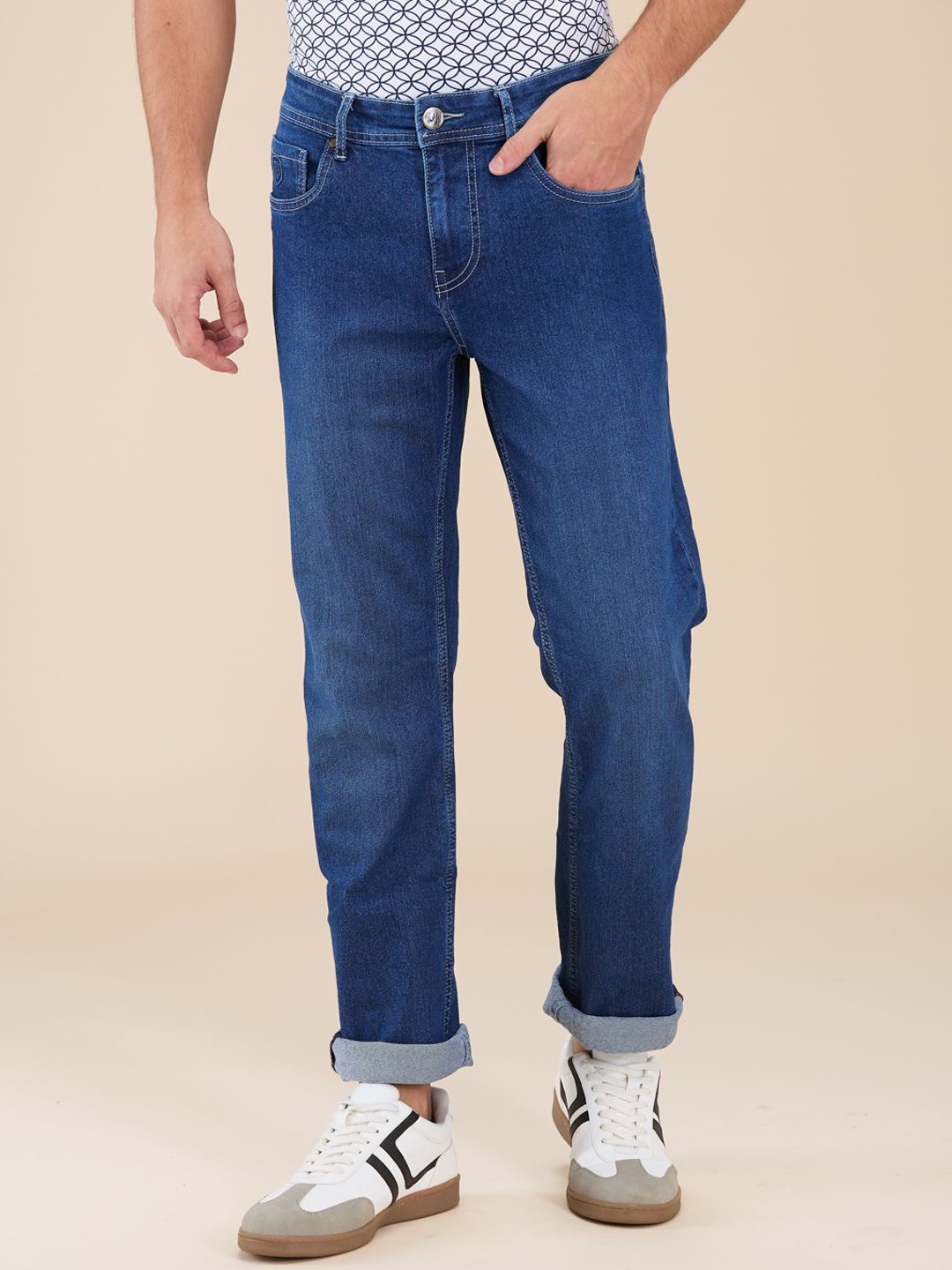

Being Human Men Light Fade Jeans, Blue