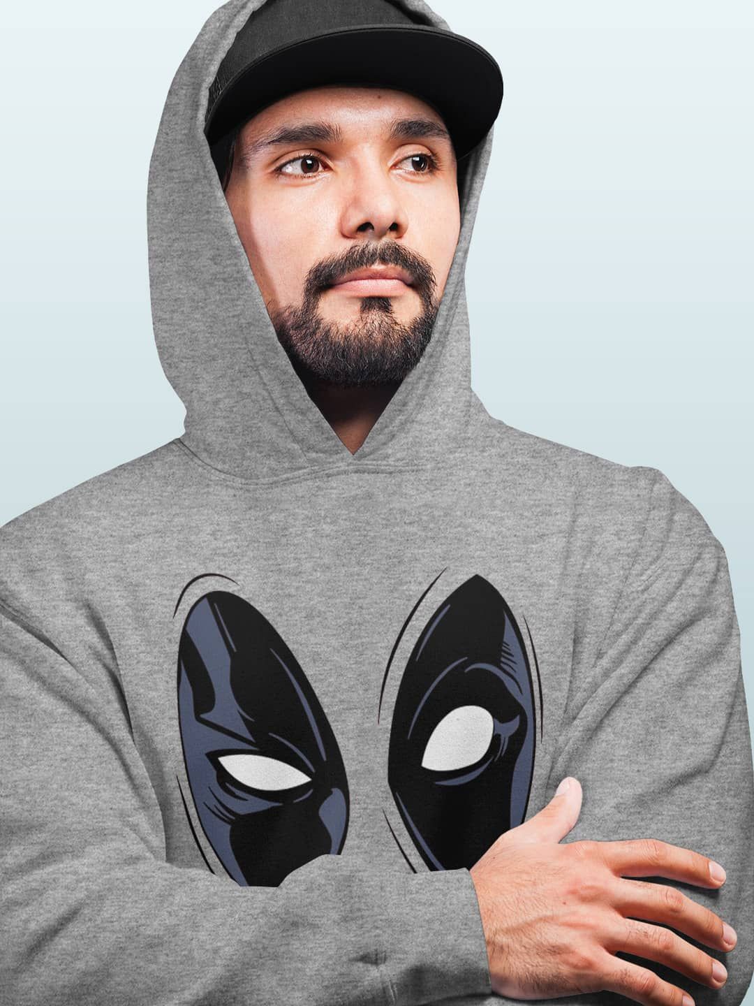 

macmerise Men Hooded Sweatshirt, Grey