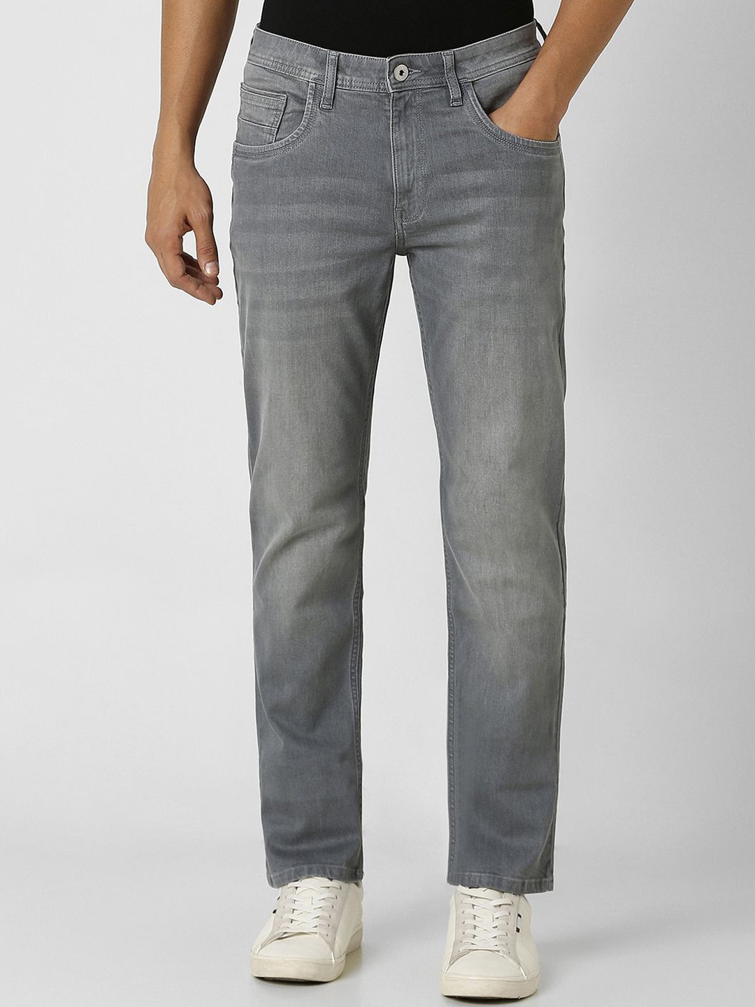 

VAN HEUSEN DENIM LABS Men Heavy Fade Jeans, Grey