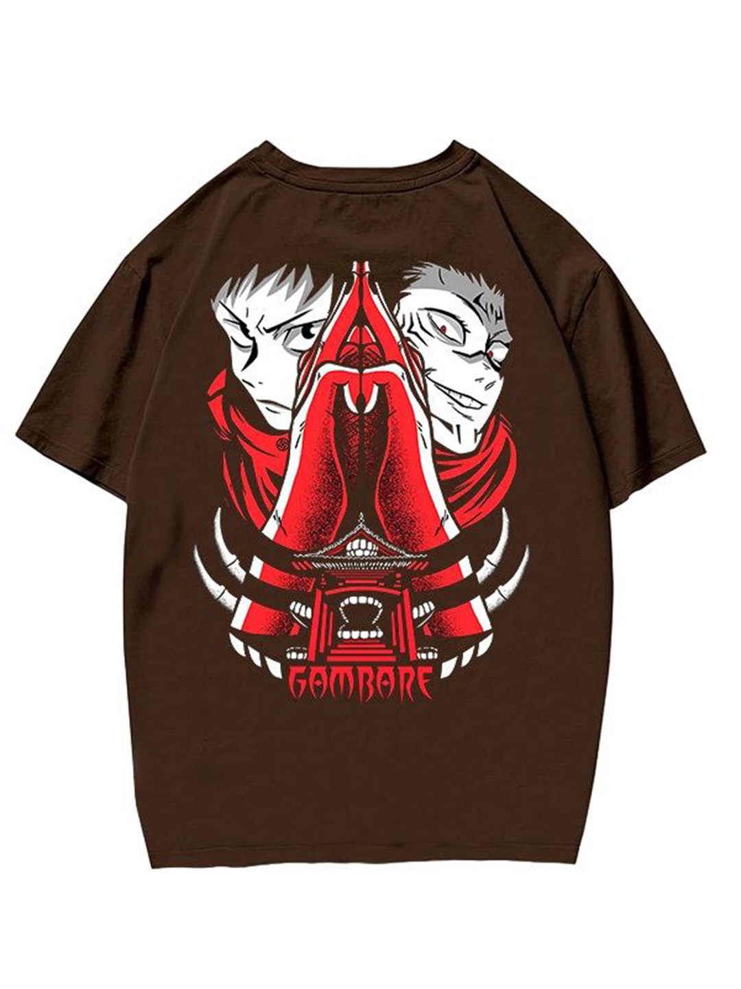 

TABADTOD Men Typography Printed T-shirt, Brown