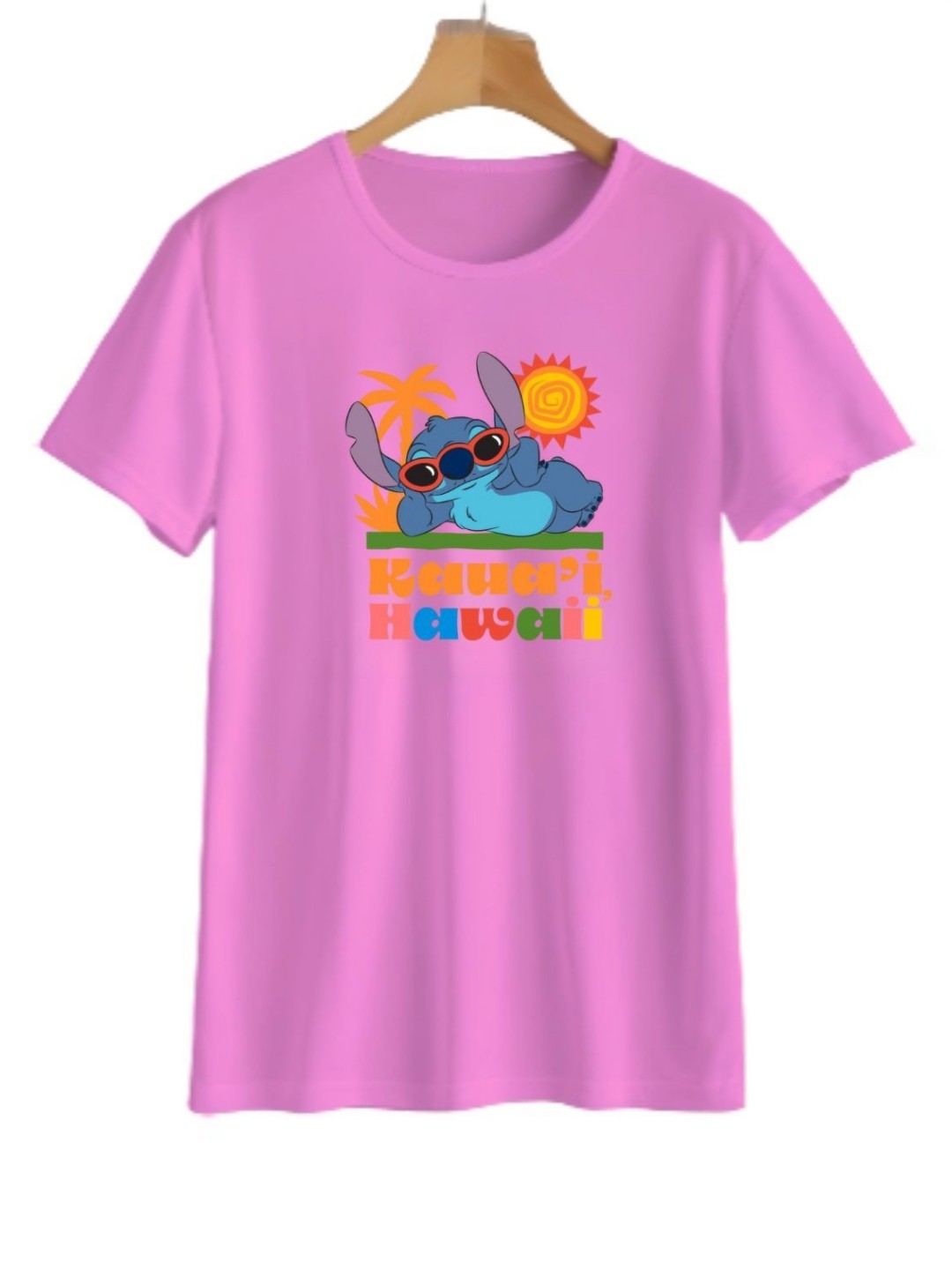 

YK Boys Graphic Printed Round Neck T-shirt, Pink