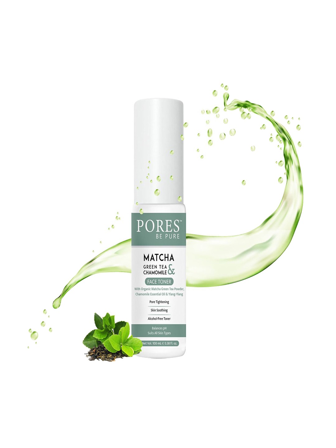 

PORES Be Pure Matcha Green Tea Pore Tightening FaceToner-100ml, White