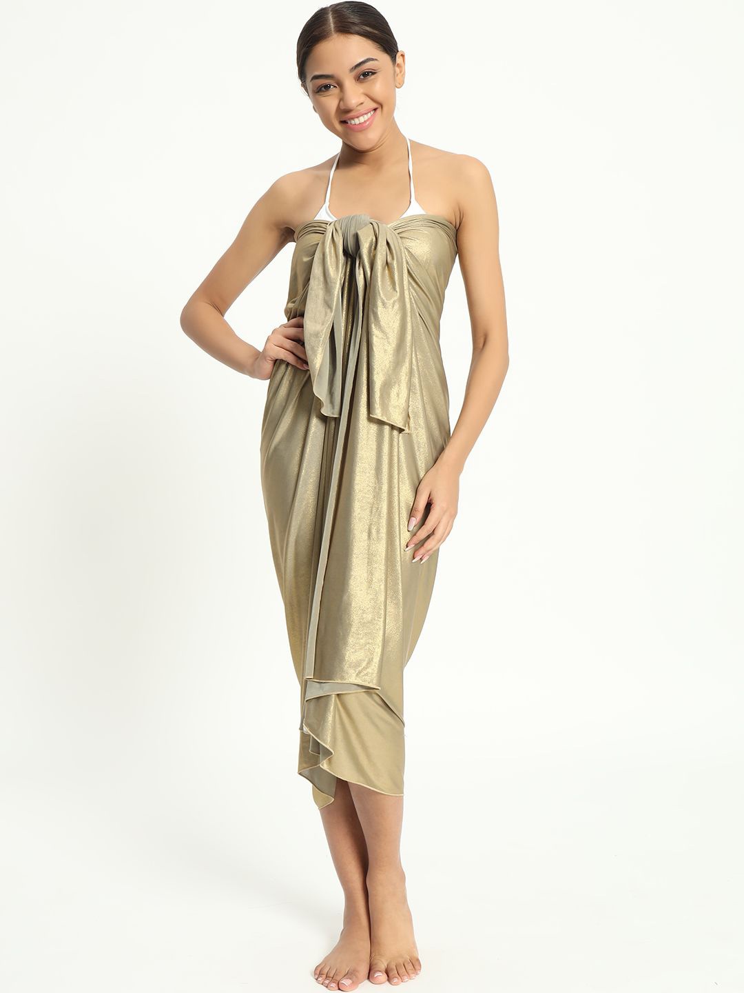

Beau Design Swimwear Cover Up Sarong, Olive