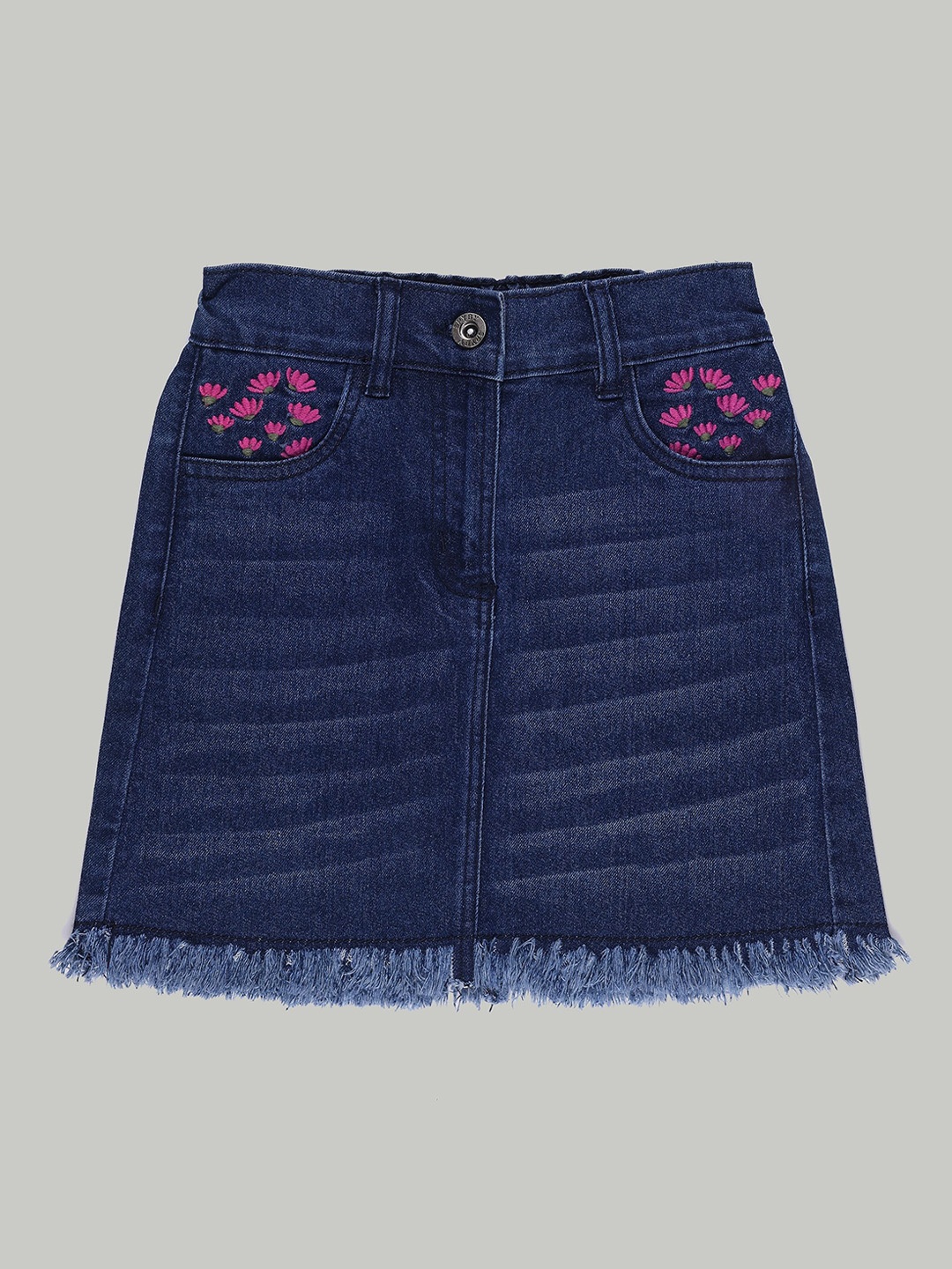 

SPYBY Girls A-Line Denim Skirts, Blue