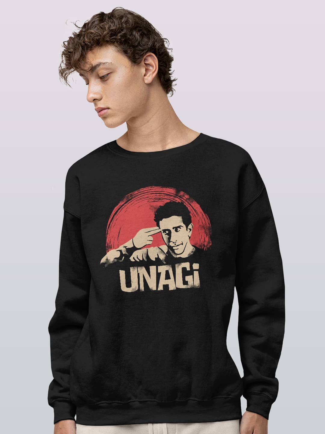 

macmerise Men Printed Sweatshirt, Black