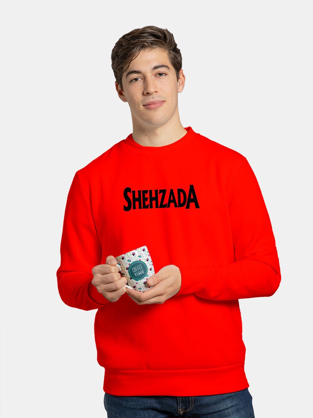 

macmerise Men Sweatshirt, Red