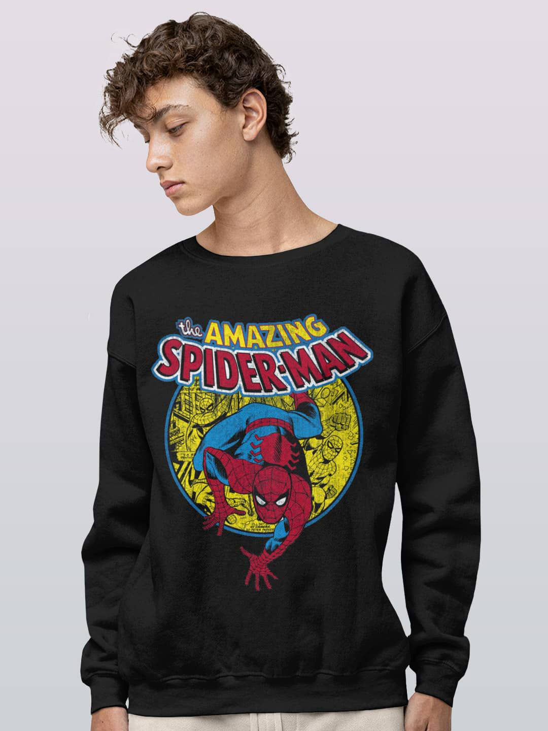 

macmerise Men Printed Sweatshirt, Black