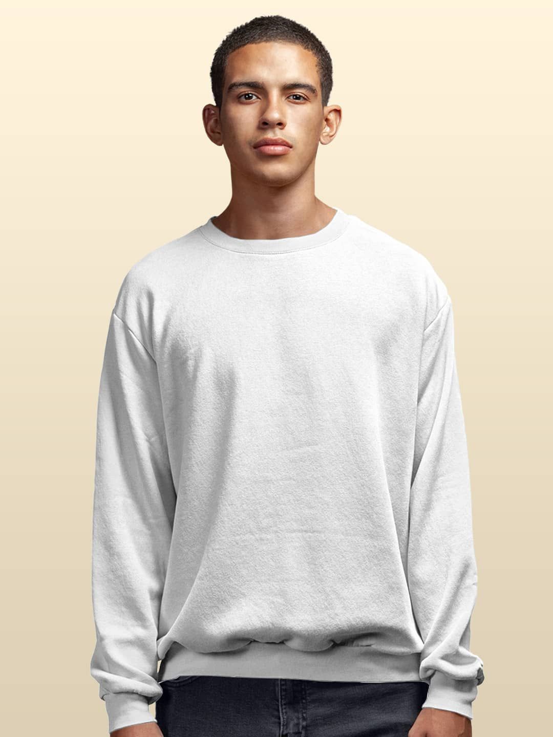 

macmerise Men Sweatshirt, White