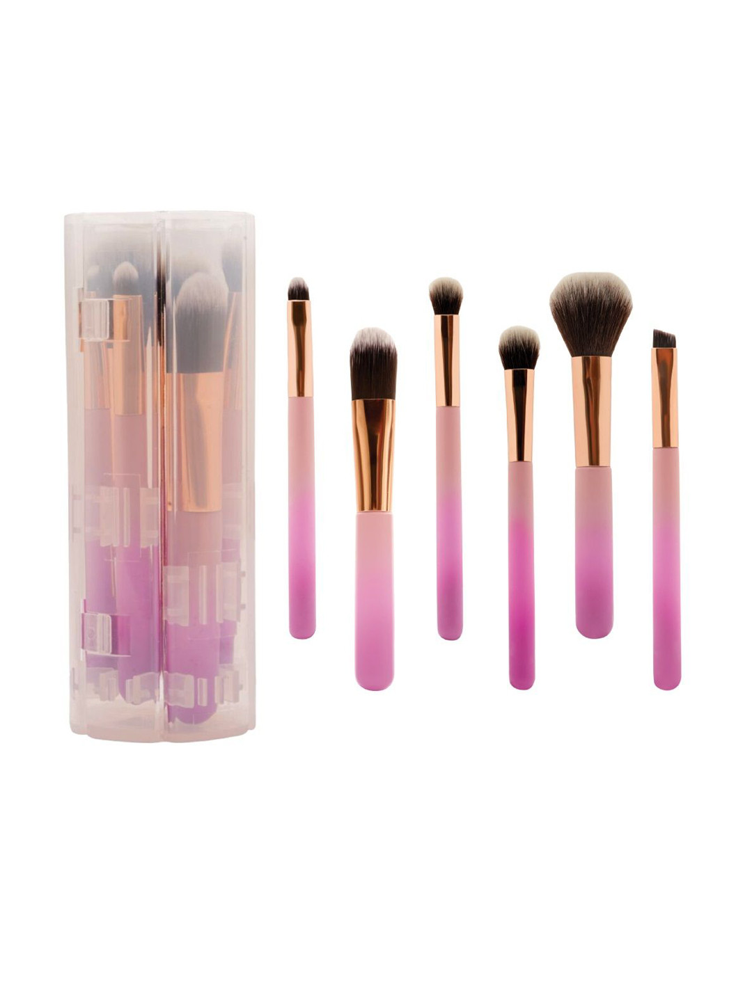 

Typsy Beauty Set Of 6 On The Go Mini Brush, Pink