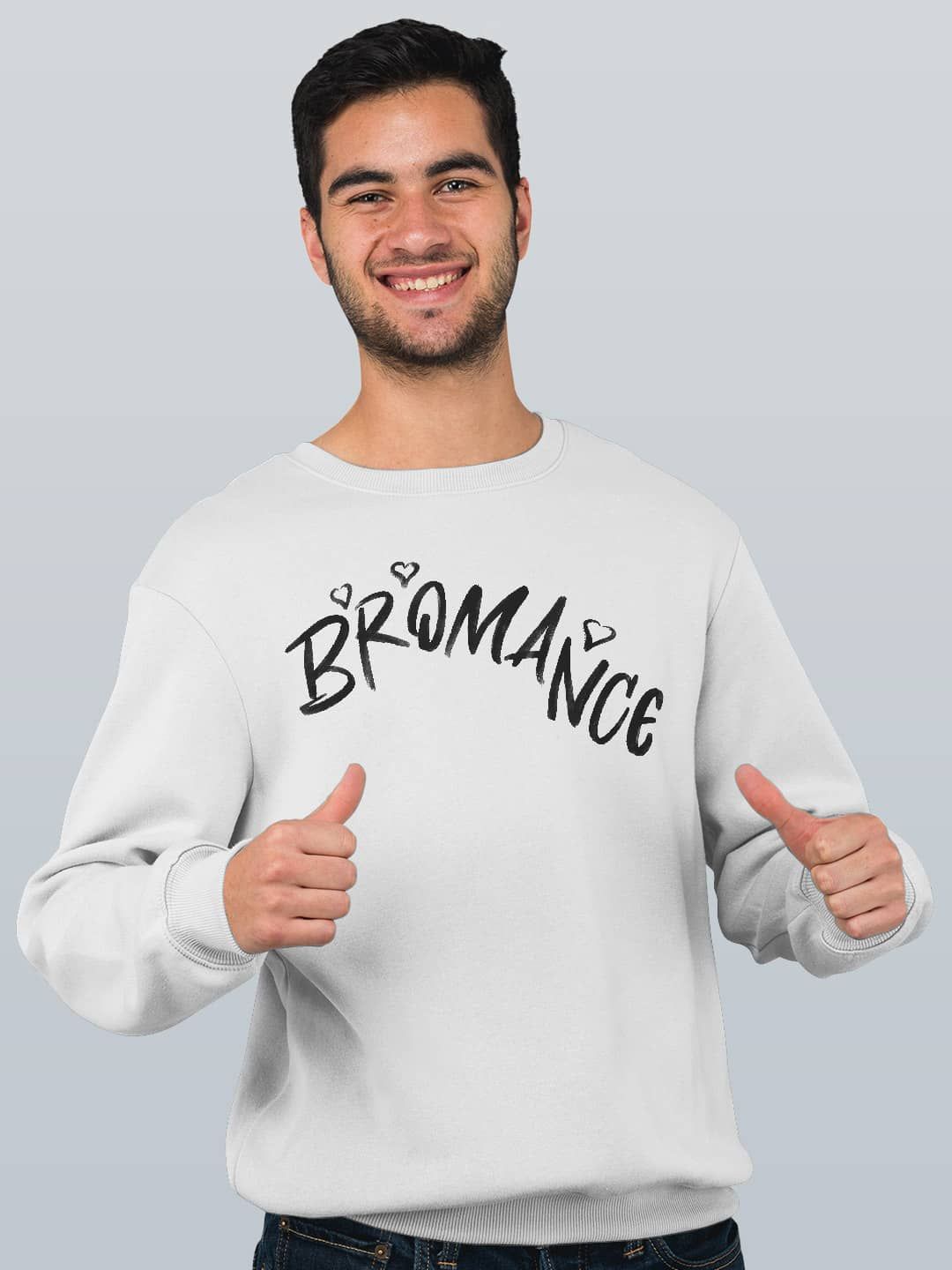 

macmerise Men Printed Sweatshirt, White