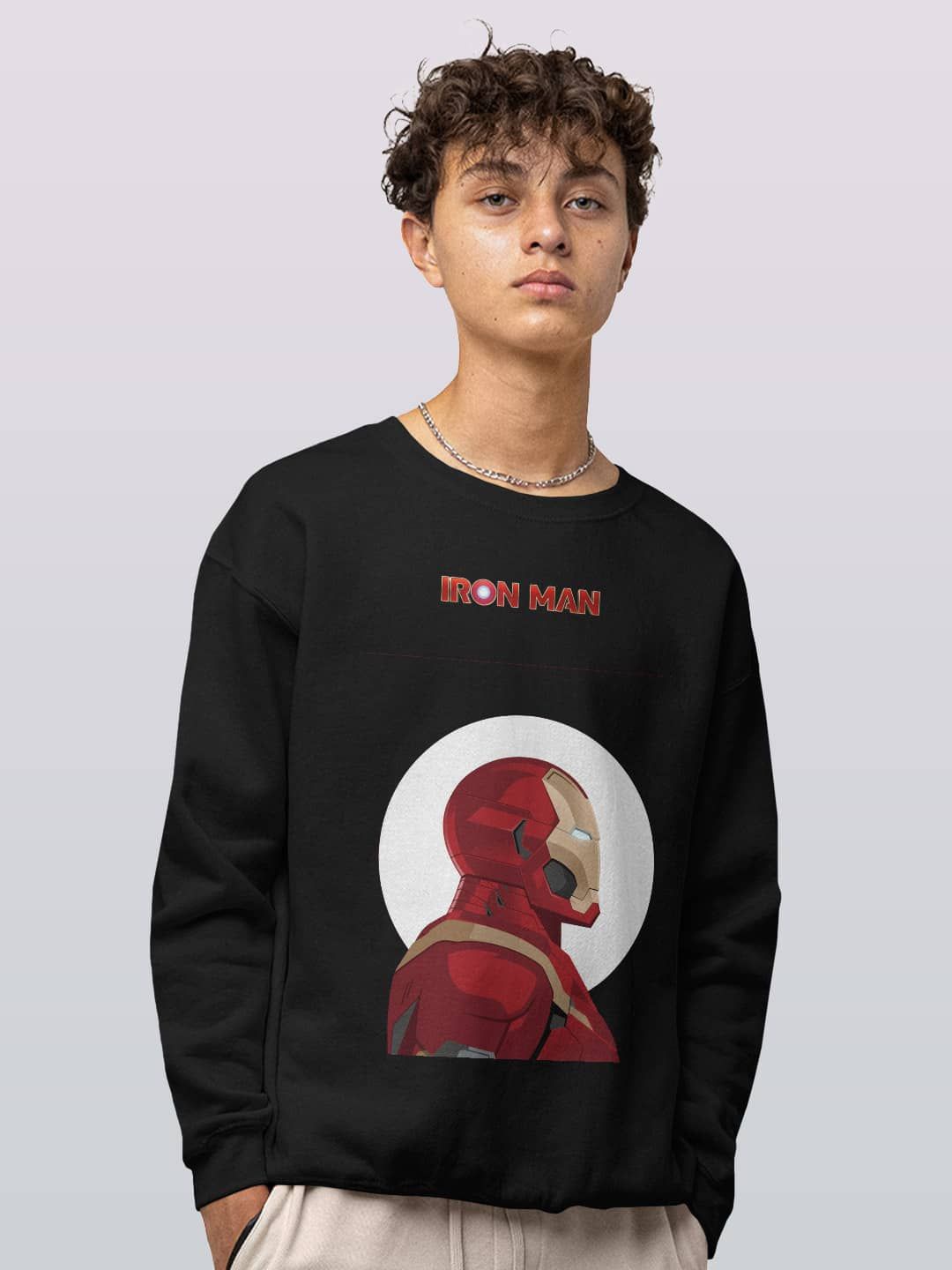 

macmerise Men Printed Sweatshirt, Black