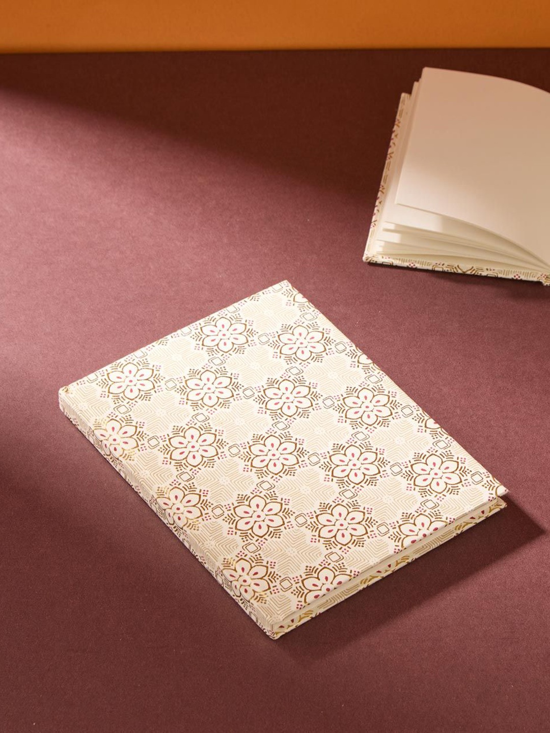

Fabindia Printed Notebook Stationery, White