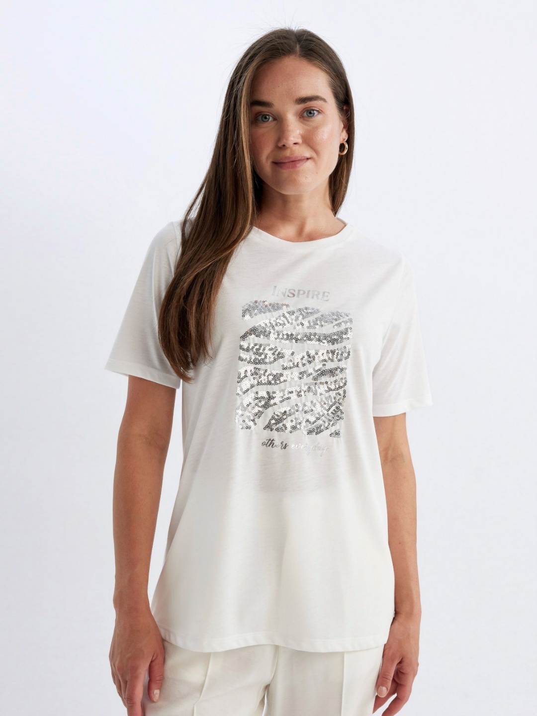 

DeFacto Women Printed T-shirt, Na