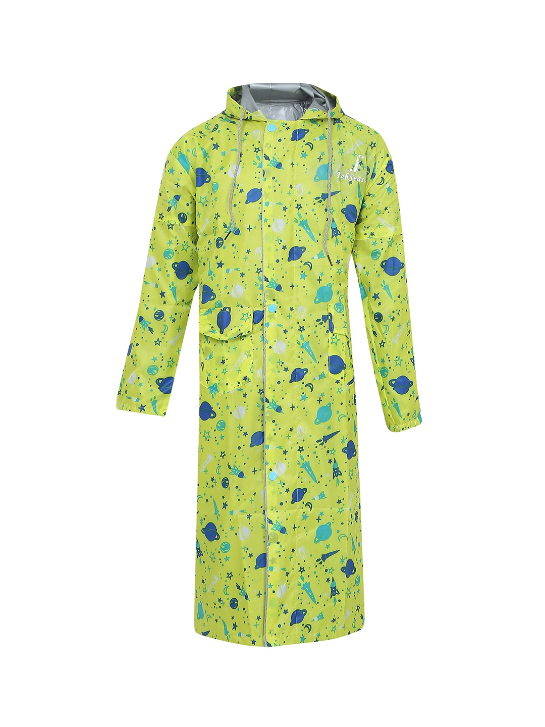 

FabSeasons Kids Printed Waterproof Rain Jacket, Yellow