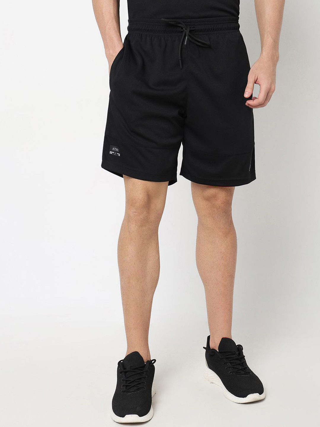 

R&B Men's Outdoor Regular Fit Sports Shorts, Black