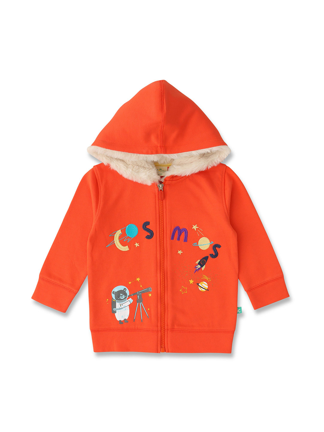 

JusCubs Boys Hooded Sweatshirt, Orange