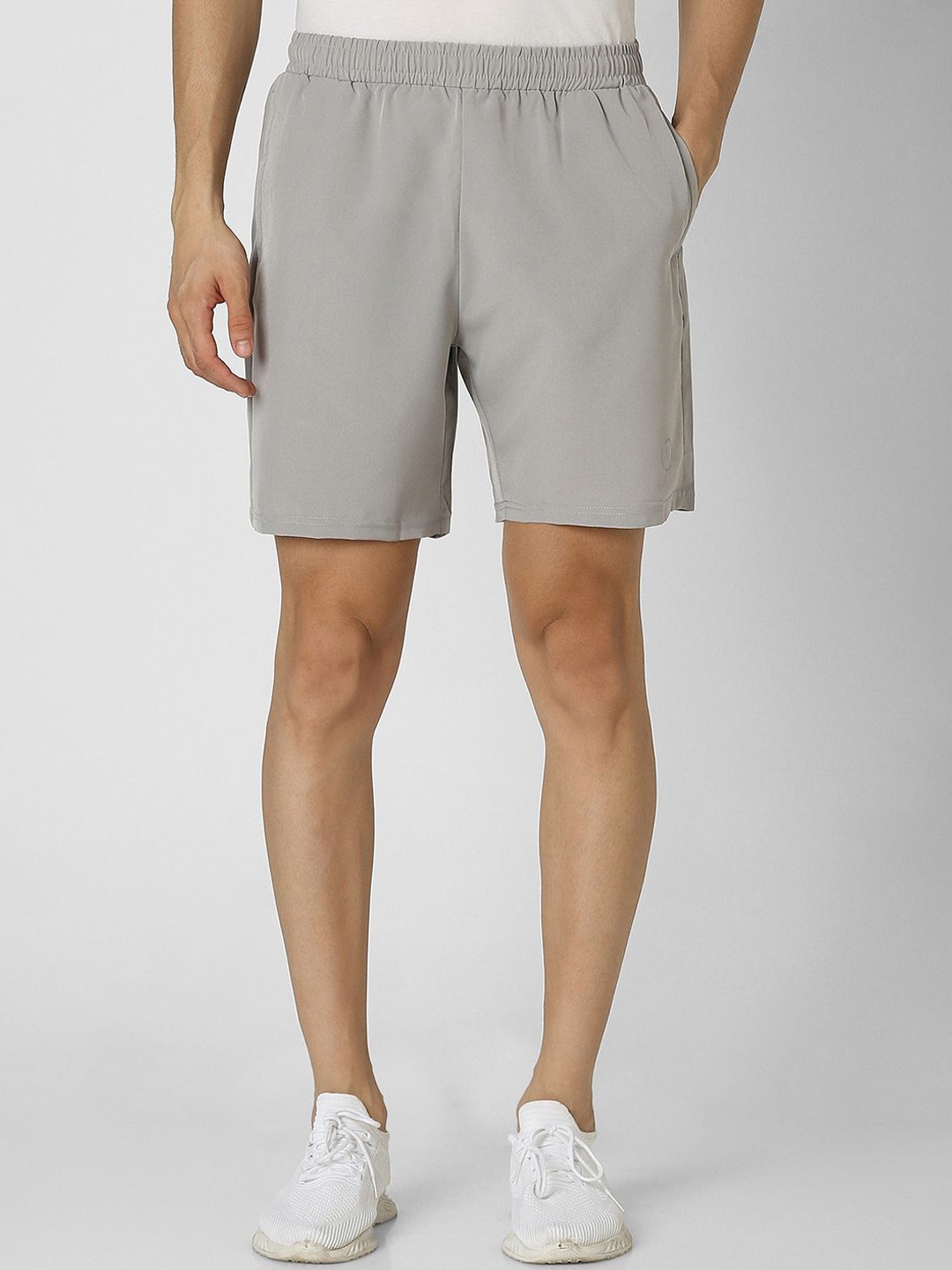 

Van Heusen Flex Men Regular Fit Mid-Rise Shorts, Grey