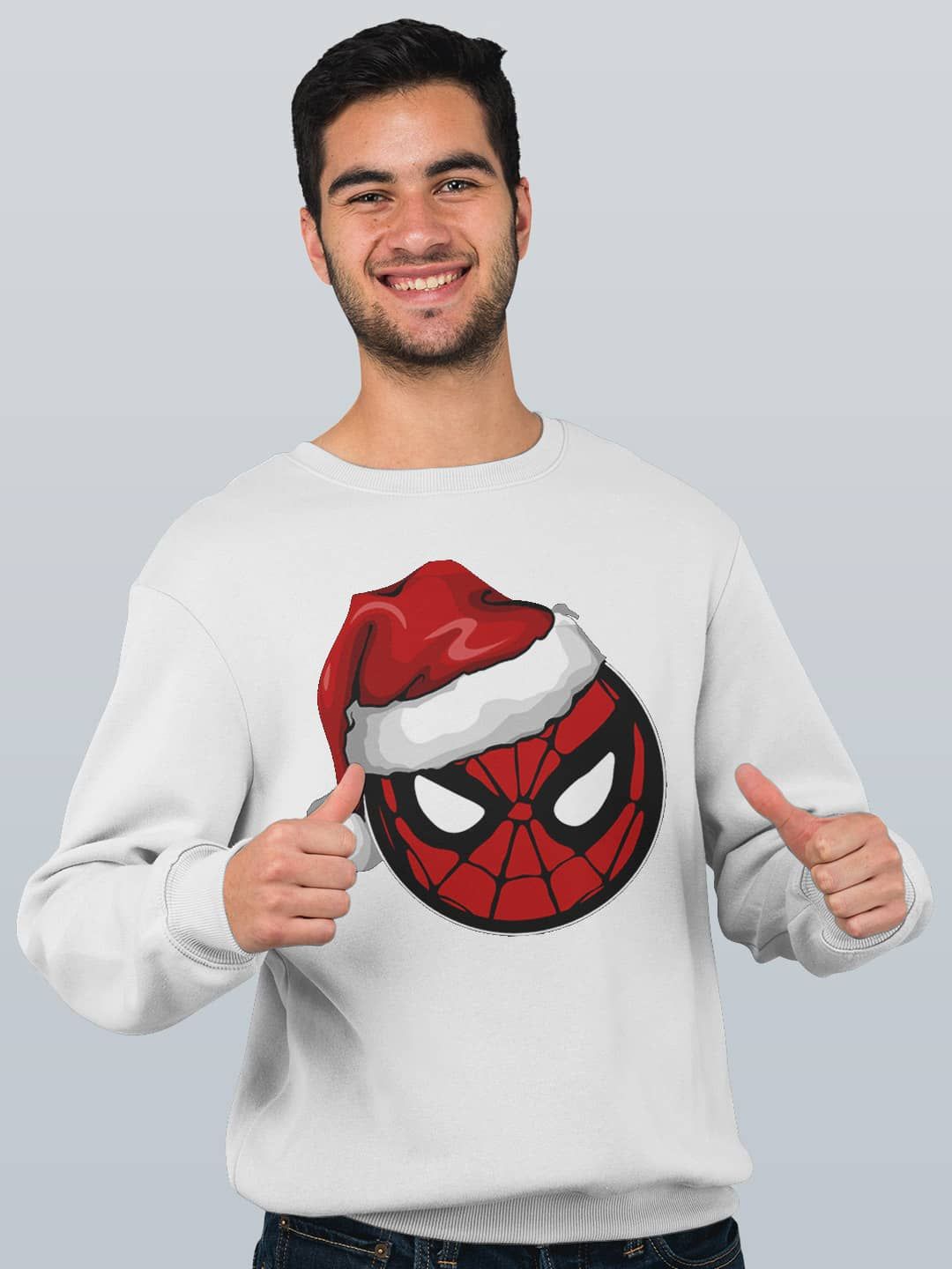

macmerise Men Printed Sweatshirt, White