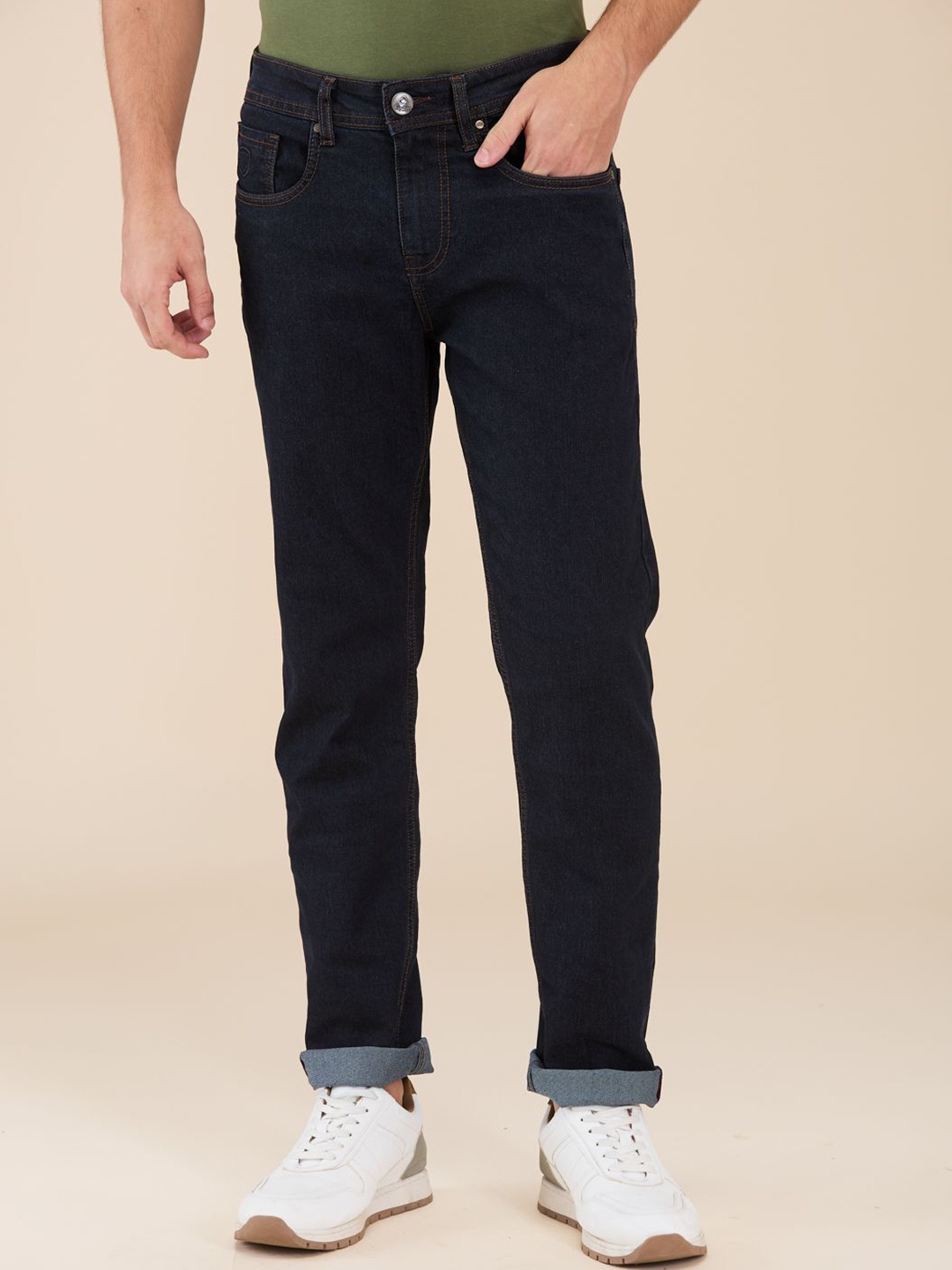 

Being Human Men Regular Fit Mid Rise Jeans, Blue