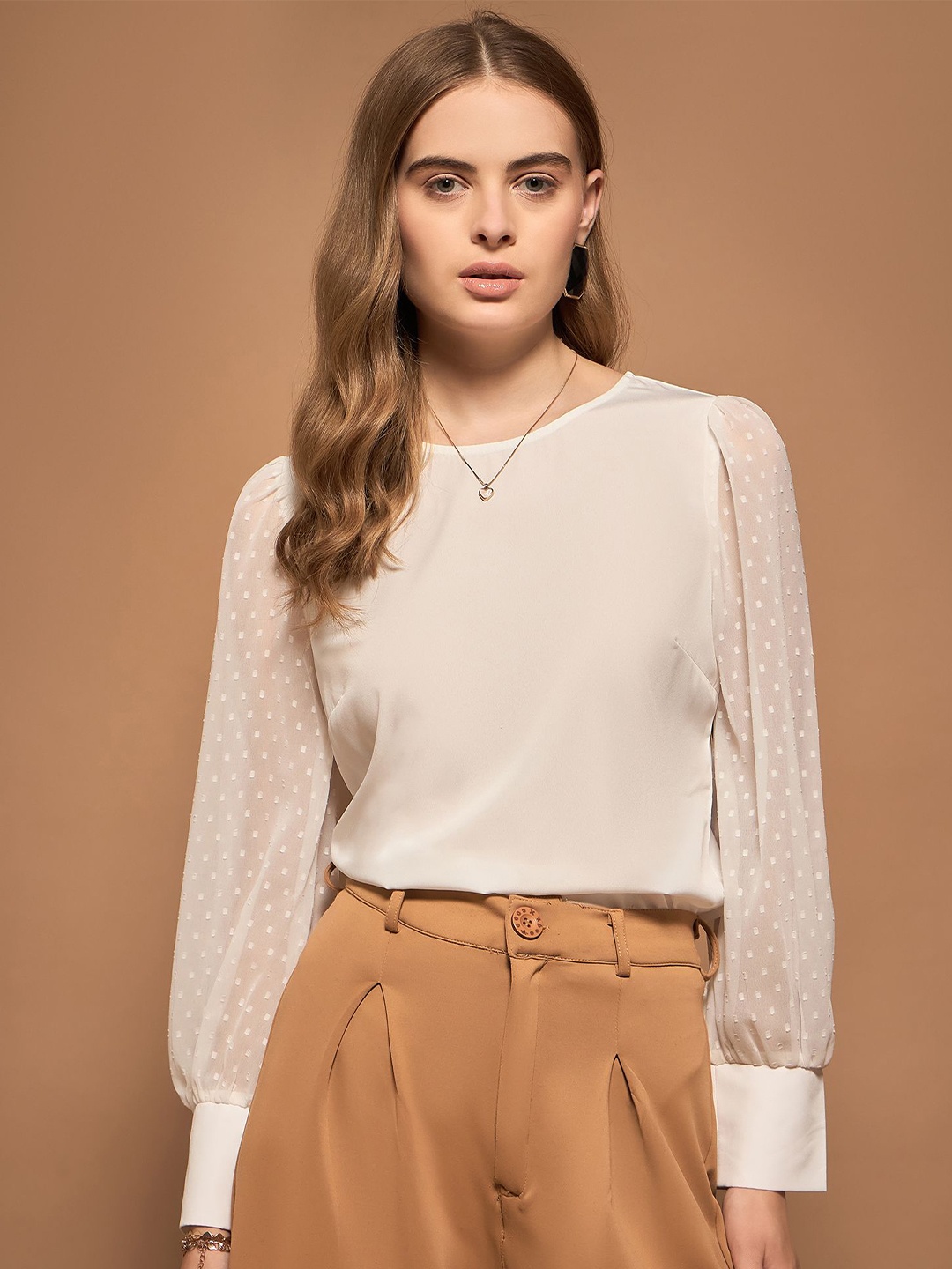 

Berrylush BIZwear Top, White