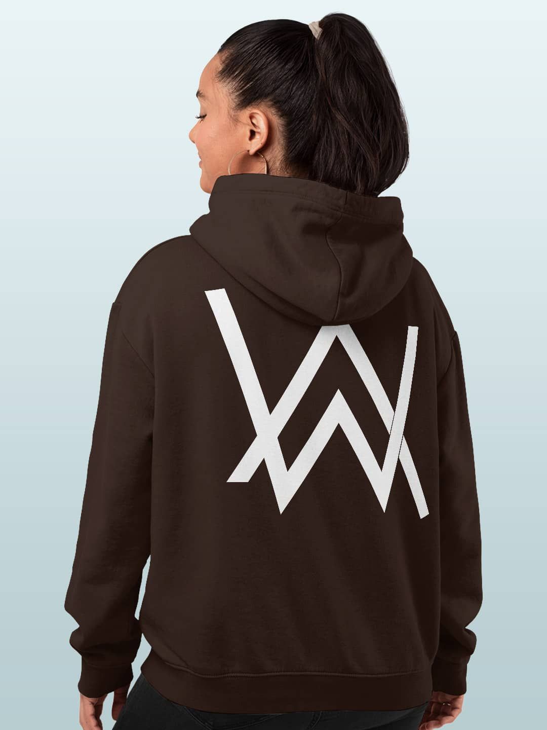 

macmerise Women Hooded Sweatshirt, Brown