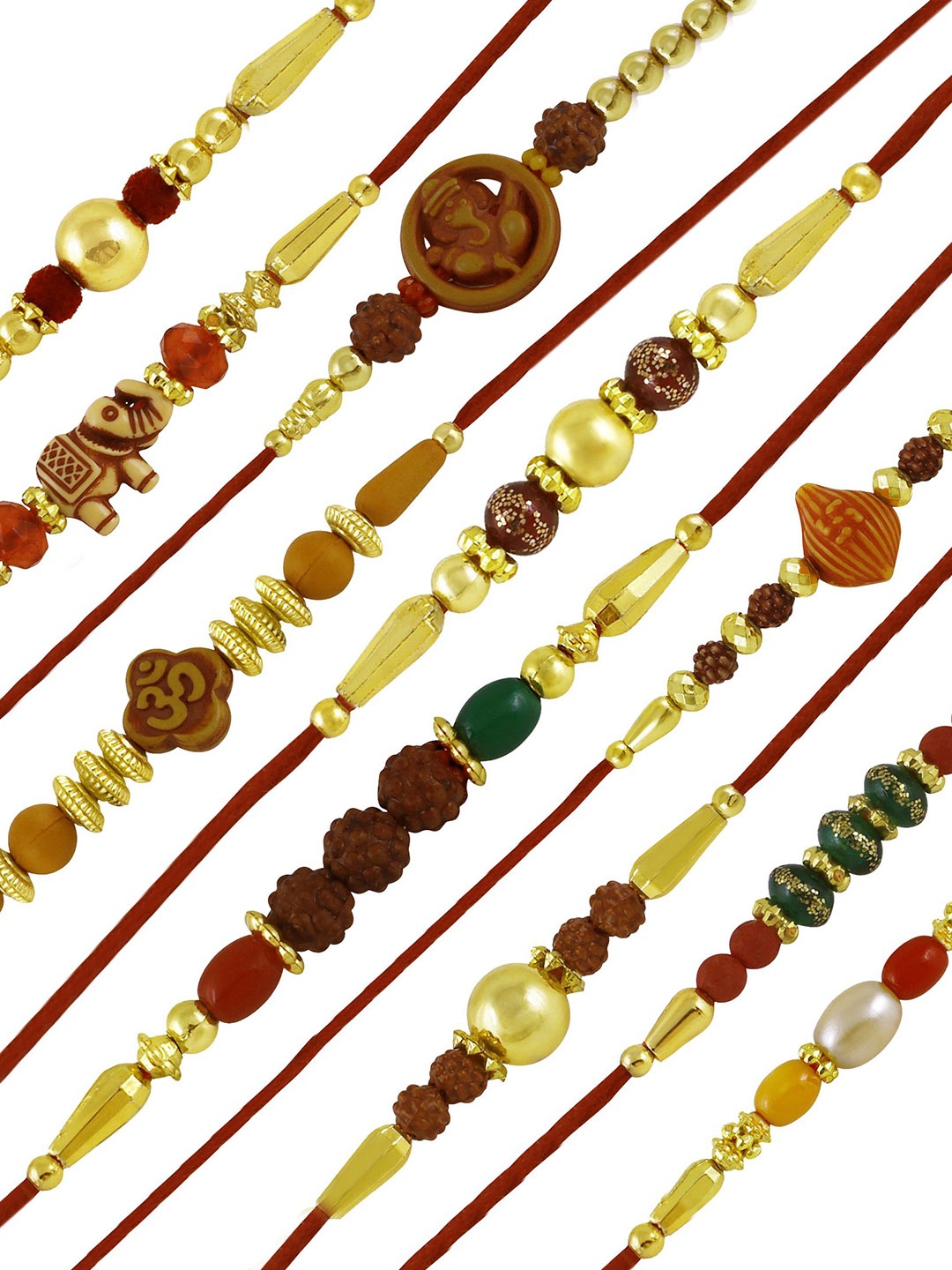 

Okos Thread Rakhi, Gold