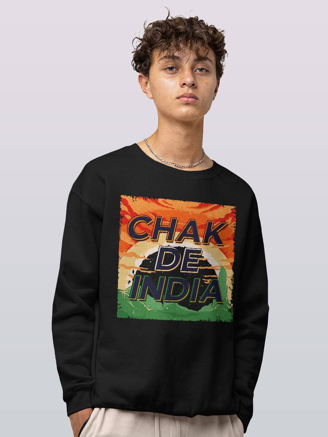 

macmerise Men Printed Sweatshirt, Black