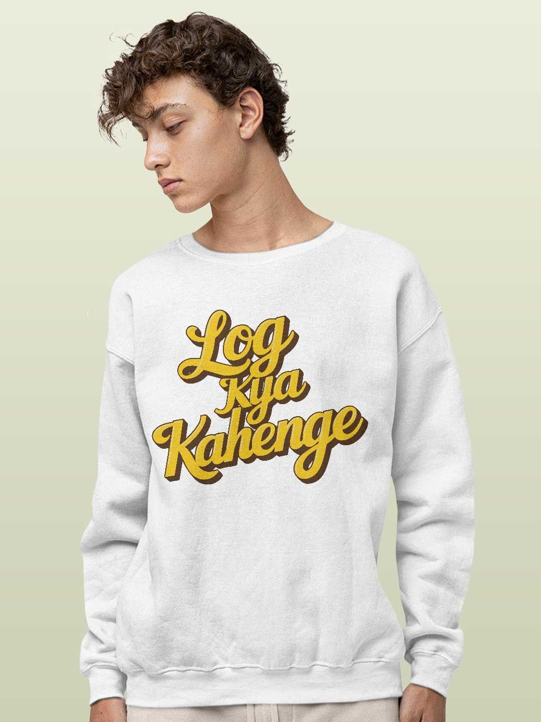 

macmerise Men Printed Sweatshirt, White