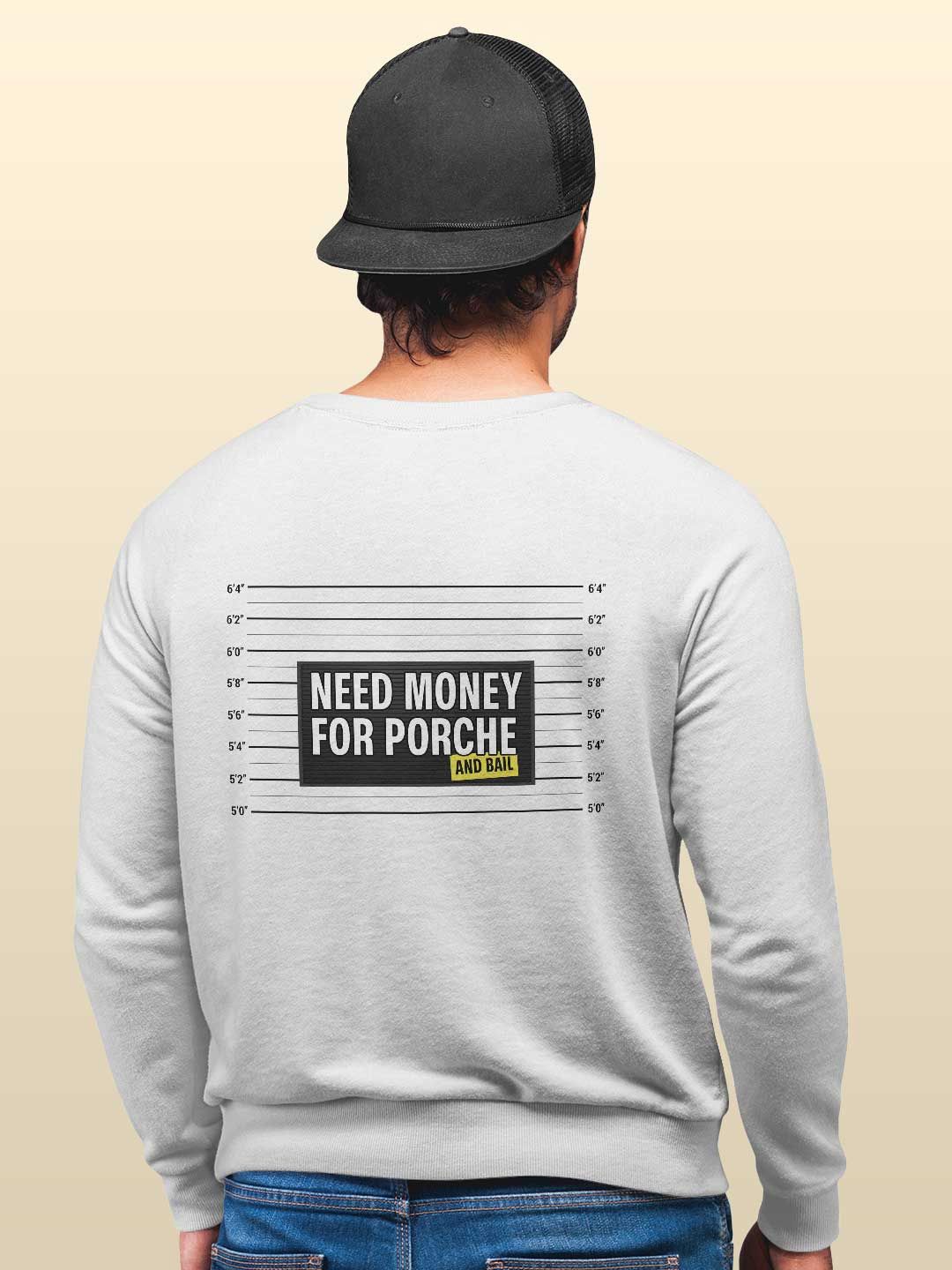 

macmerise Men Printed Sweatshirt, White