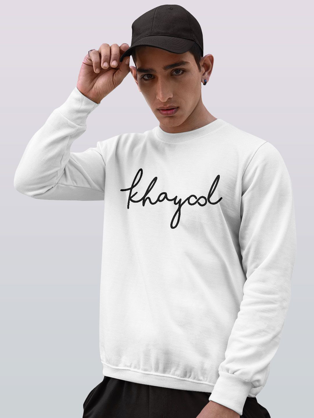 

macmerise Men Sweatshirt, White