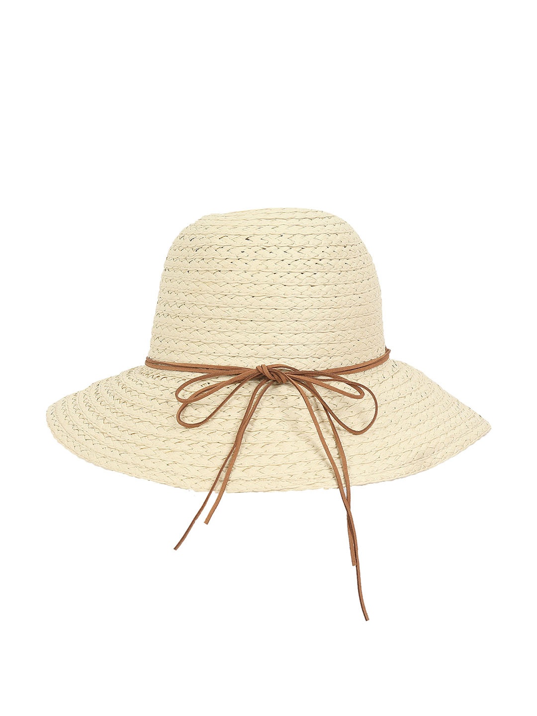 

FabSeasons Women Beige Self Design Sun Hat