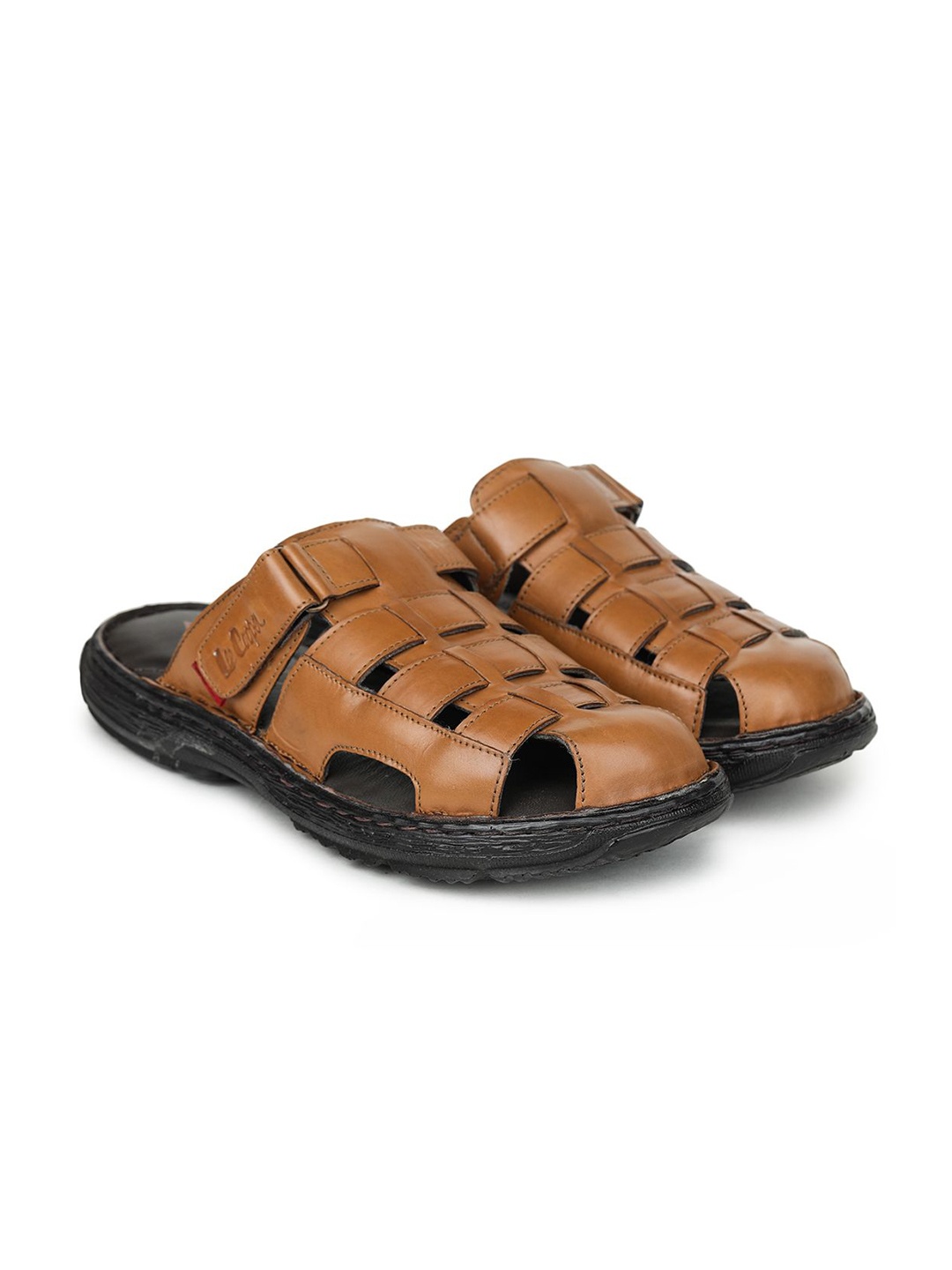 

Lee Cooper Men Leather Fisherman Sandals, Tan