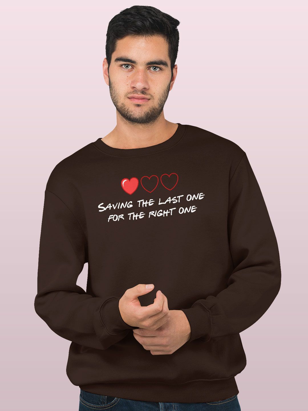 

macmerise Men Printed Sweatshirt, Brown