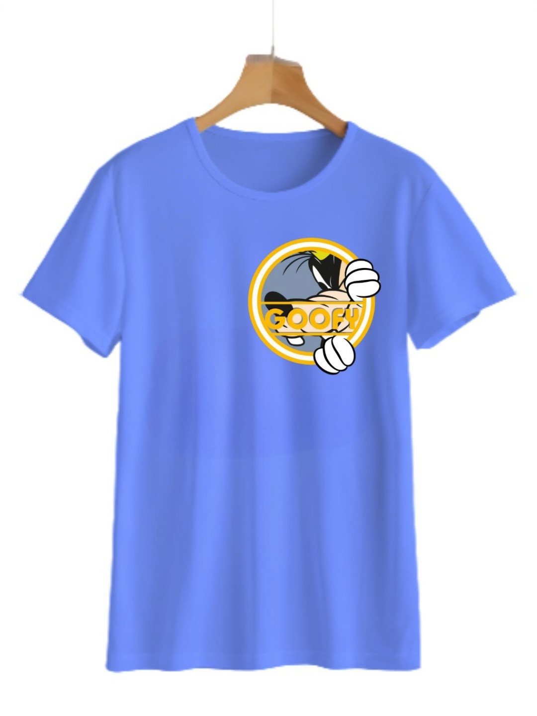 

YK Boys Graphic Printed Round Neck T-shirt, Blue