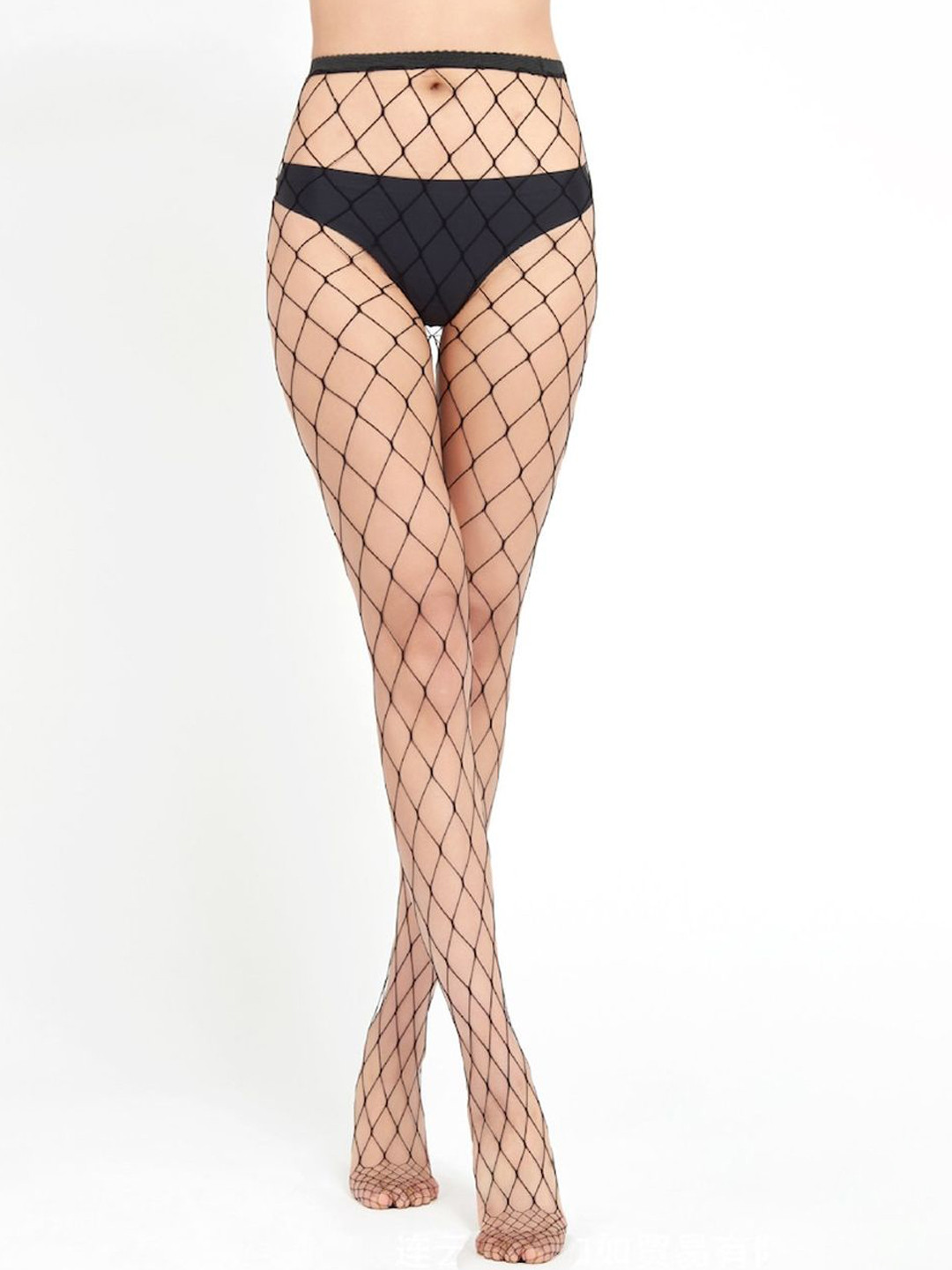 

BAESD Sheer Fish Net Stretchable Stockings, Black