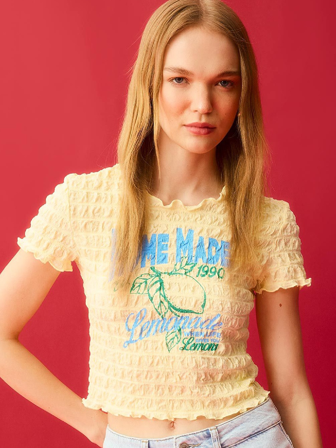 

DeFacto Women Printed T-shirt, Na