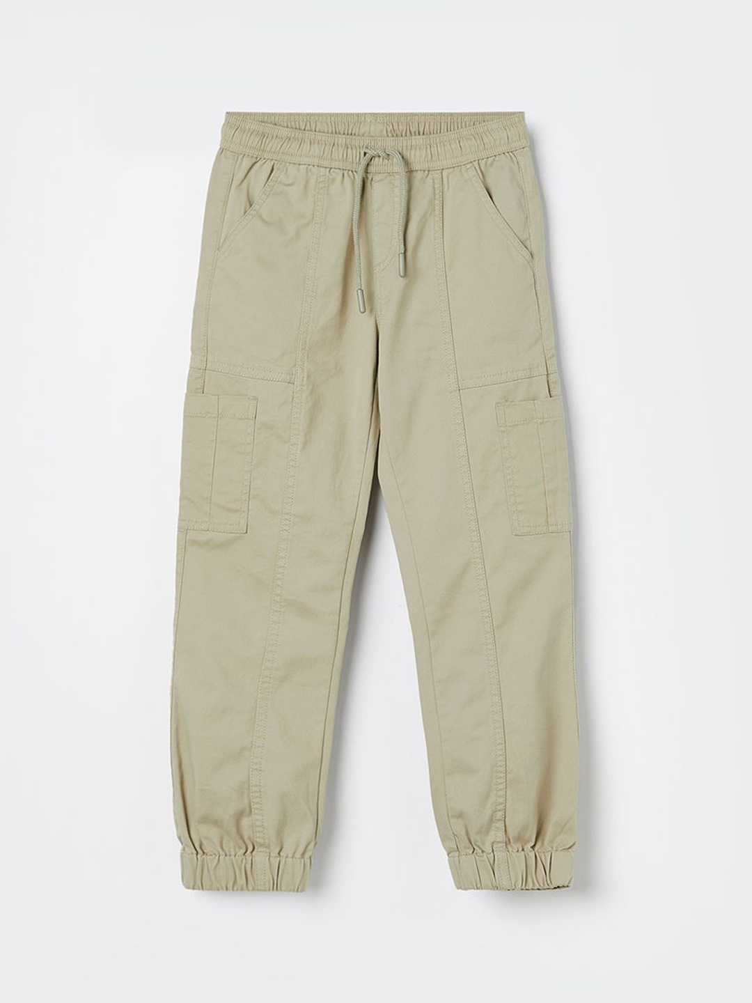 

Fame Forever by Lifestyle Boys Woven Joggers Trousers, Olive