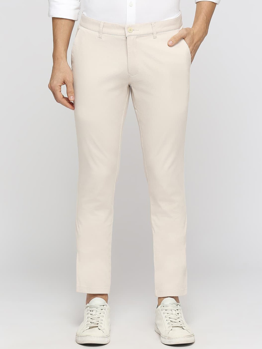 

Basics Men Basics Tapered Fit Trousers, Beige