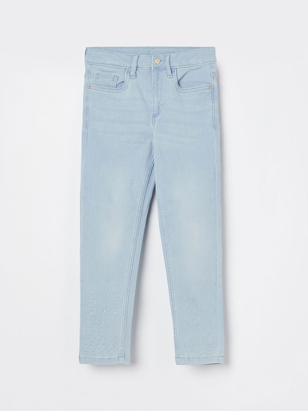 

Fame Forever by Lifestyle Girls Mid-Rise Light Fade Jeans, Blue