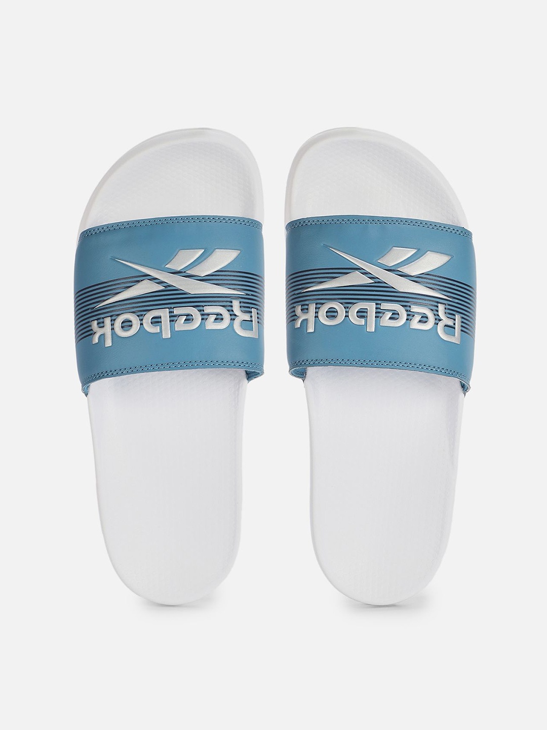 

Reebok Men Printed Sliders, Blue