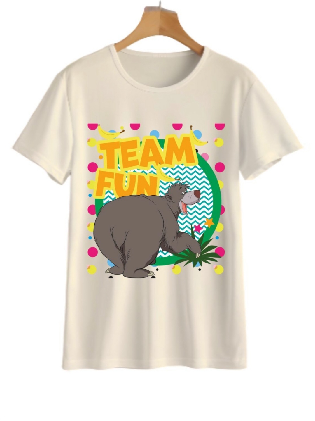 

YK Boys Graphic Printed Round Neck T-shirt, Beige