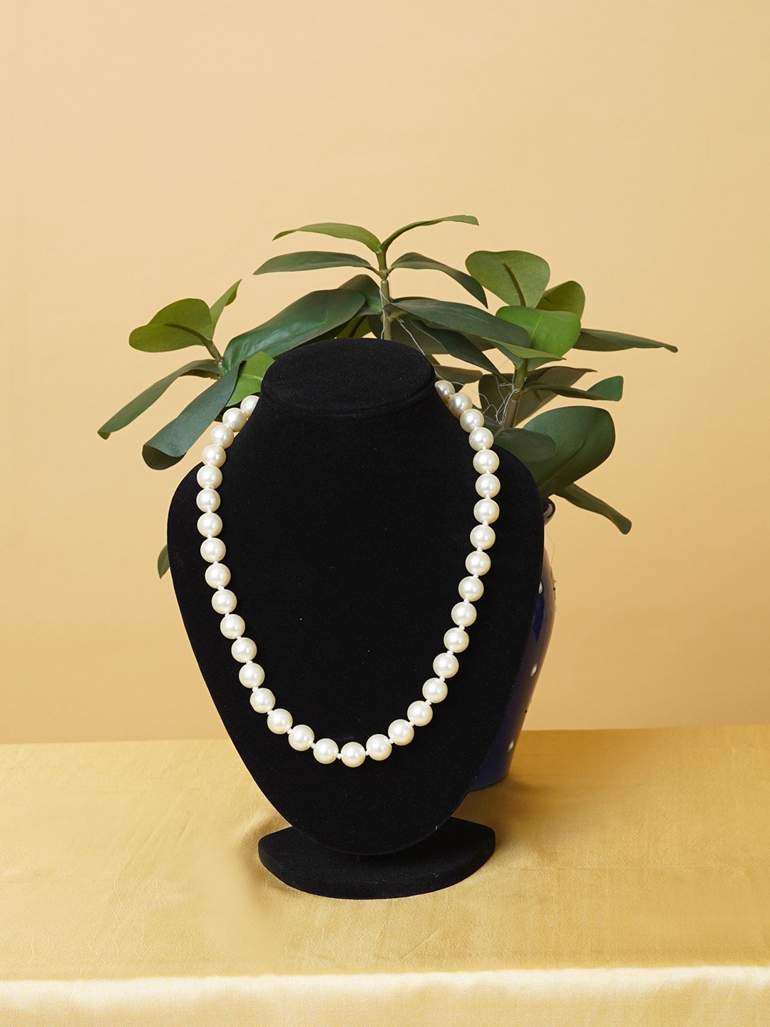 

Unnati Silks Amravati Pearls Beaded Necklace, White