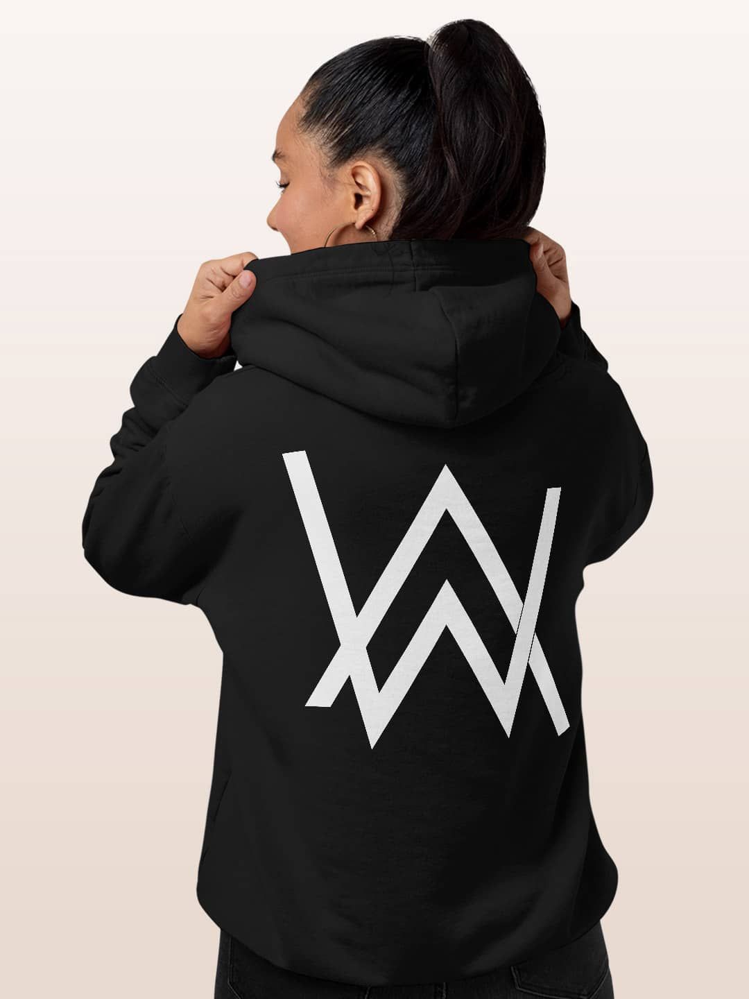 

macmerise Women Hooded Sweatshirt, Black