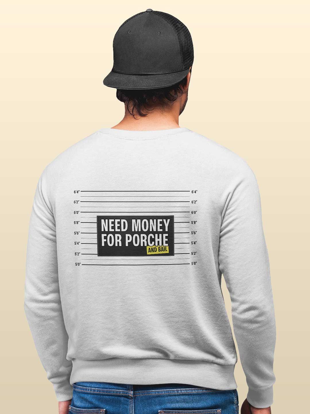 

macmerise Men Printed Sweatshirt, White
