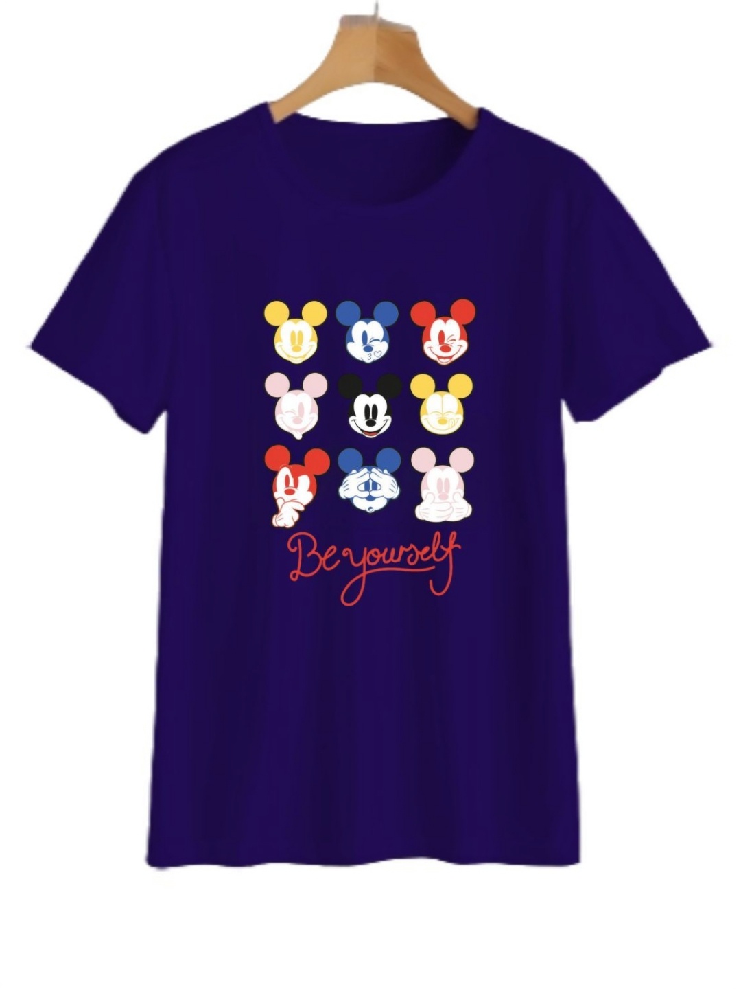 

YK Boys Graphic Printed Round Neck T-shirt, Navy blue