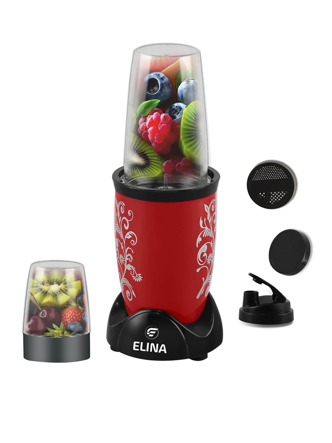 

ELINA HOME APPLIANCES Nutri Ace Red Juicer Mixer Grinder