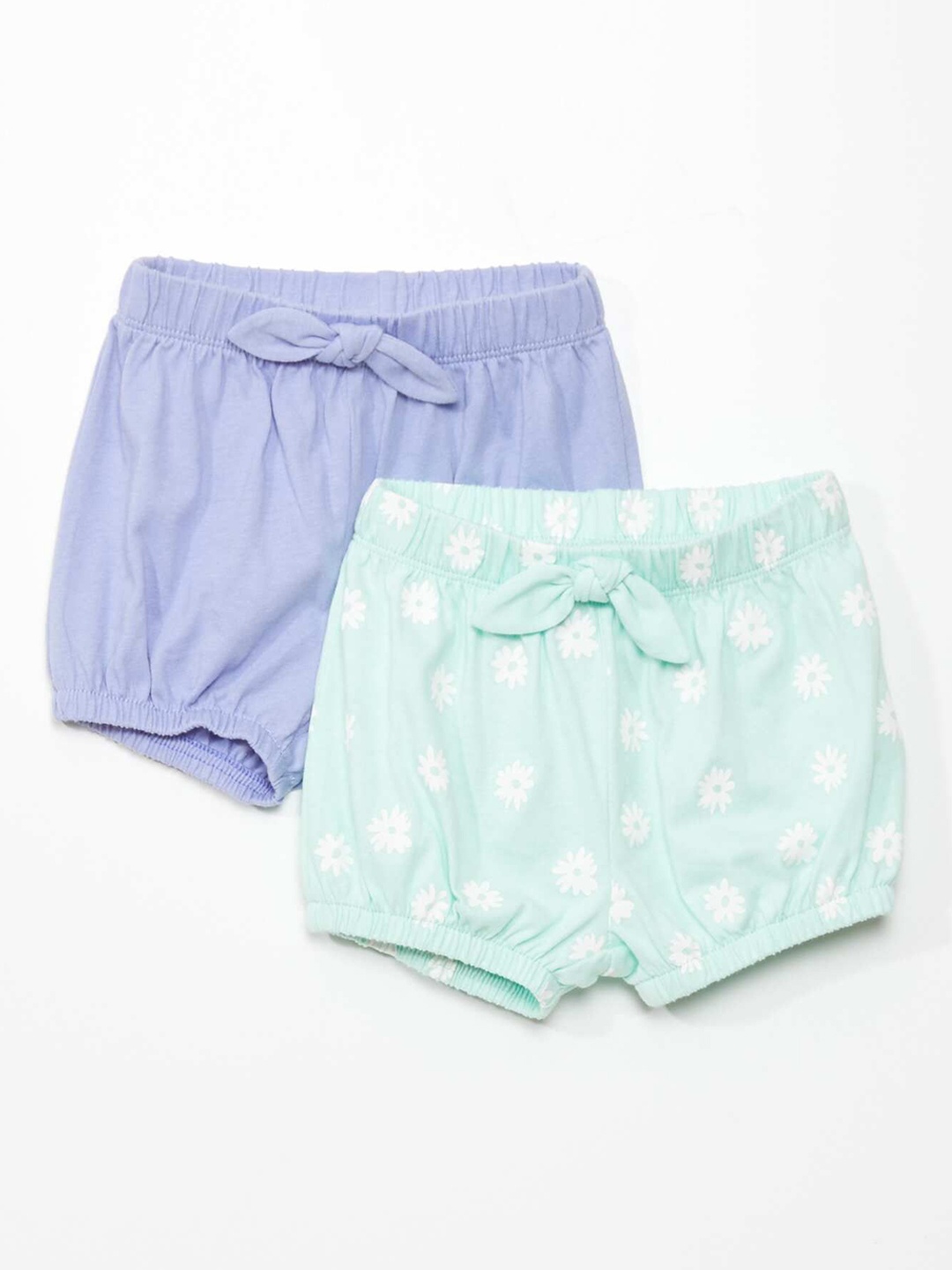 

KIABI Girls Printed Mid-RiseRegular Fit Shorts, Green