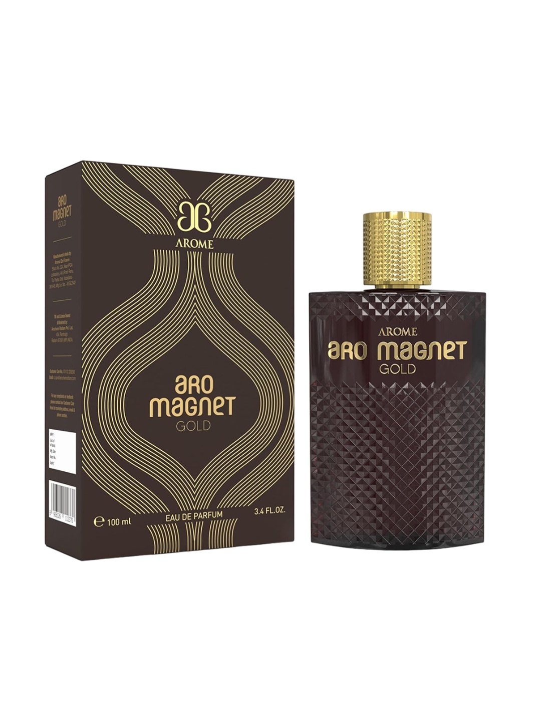 

Arochem Aro Magnet Gold Long Lasting Eau De Parfum - 100ml, Transparent